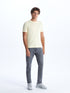 LC Waikiki Crew Neck Short Sleeve Combed Cotton Men's T-shirt
